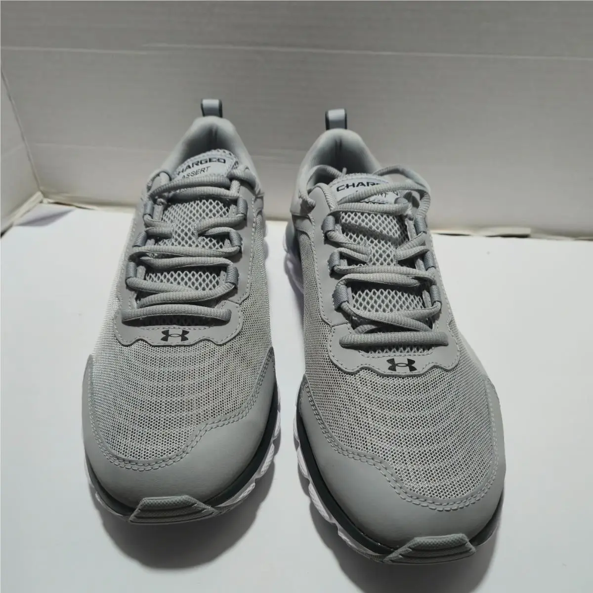 Under Armour shoes - Under Armour Charged Assert 9 4E Extra Wide - 3024857-101 - Gray 0