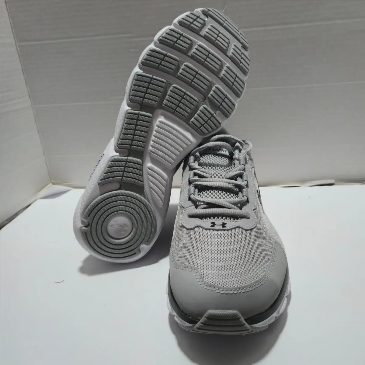 Under Armour shoes - Under Armour Charged Assert 9 4E Extra Wide - 3024857-101 - Gray 5