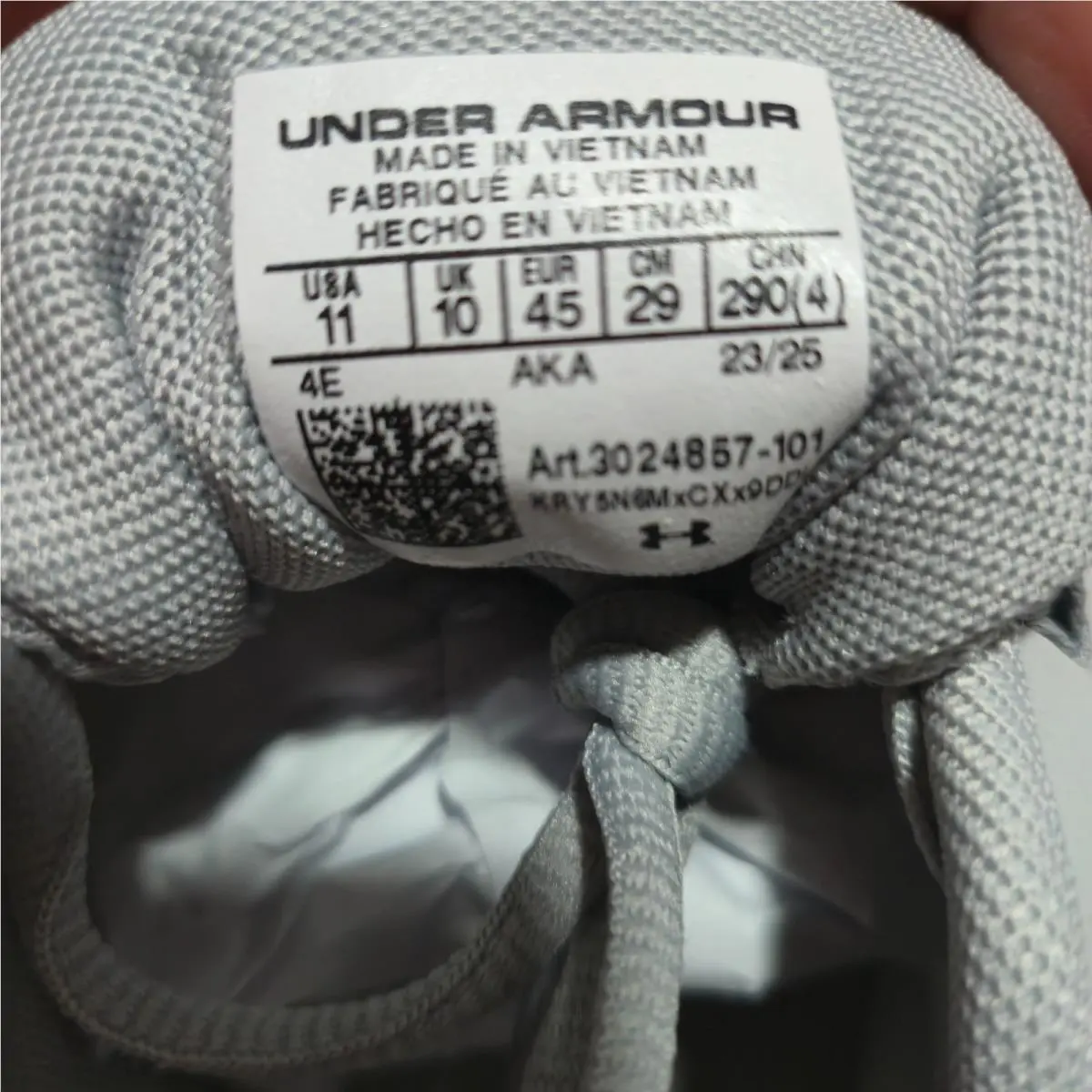 Under Armour shoes - Under Armour Charged Assert 9 4E Extra Wide - 3024857-101 - Gray 6