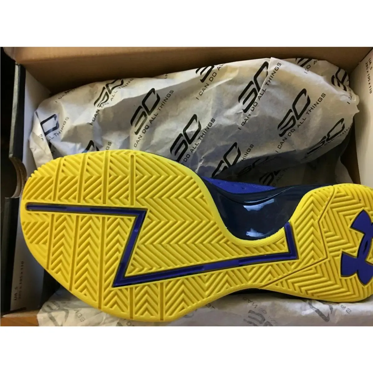 Under Armour shoes - Under armour Curry 1 - Curry - Blue 2