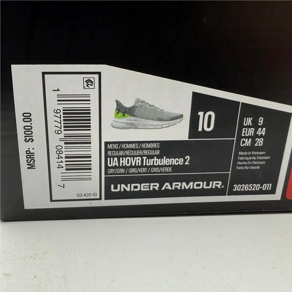 Under Armour shoes - UA HOVR Turbulence 2 - HOVR Turbulence - Gray 0