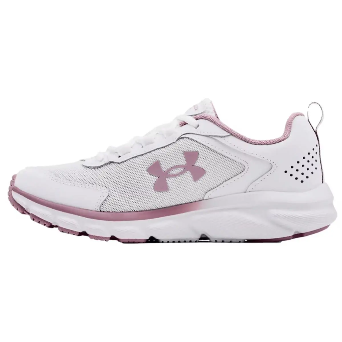 Under Armour Charged Assert 9 D White / White 3024862-101 Women`s Size 10 Wide