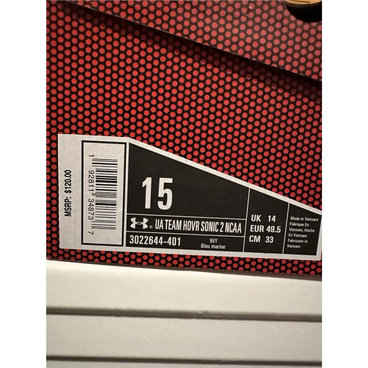 Under Armour shoes - Under Armour HOVR Sonic 2 - 3022644-401 - Blue 4