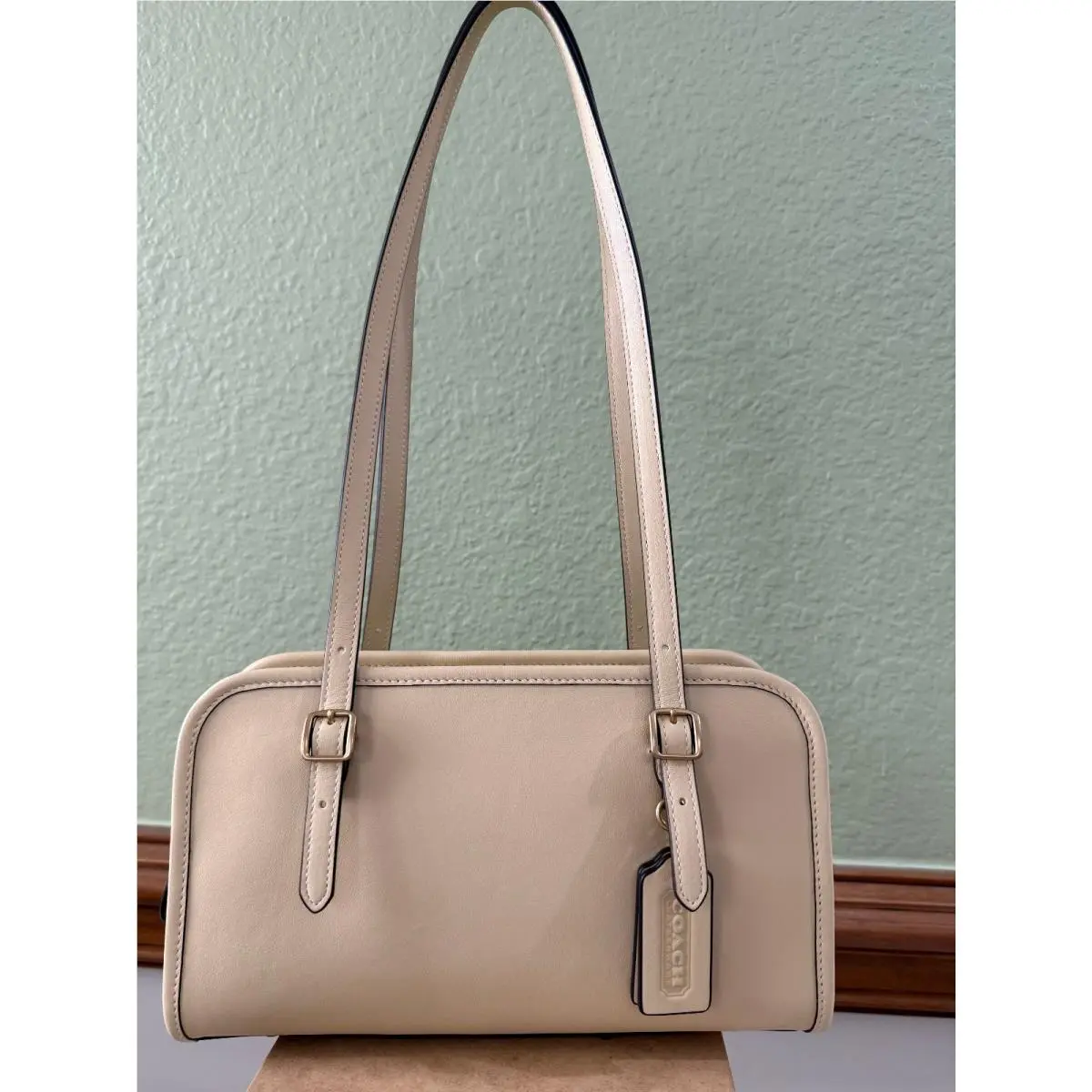 Coach The Coach Originals Swing Shoulder Bag Moonlight Leather Ivory