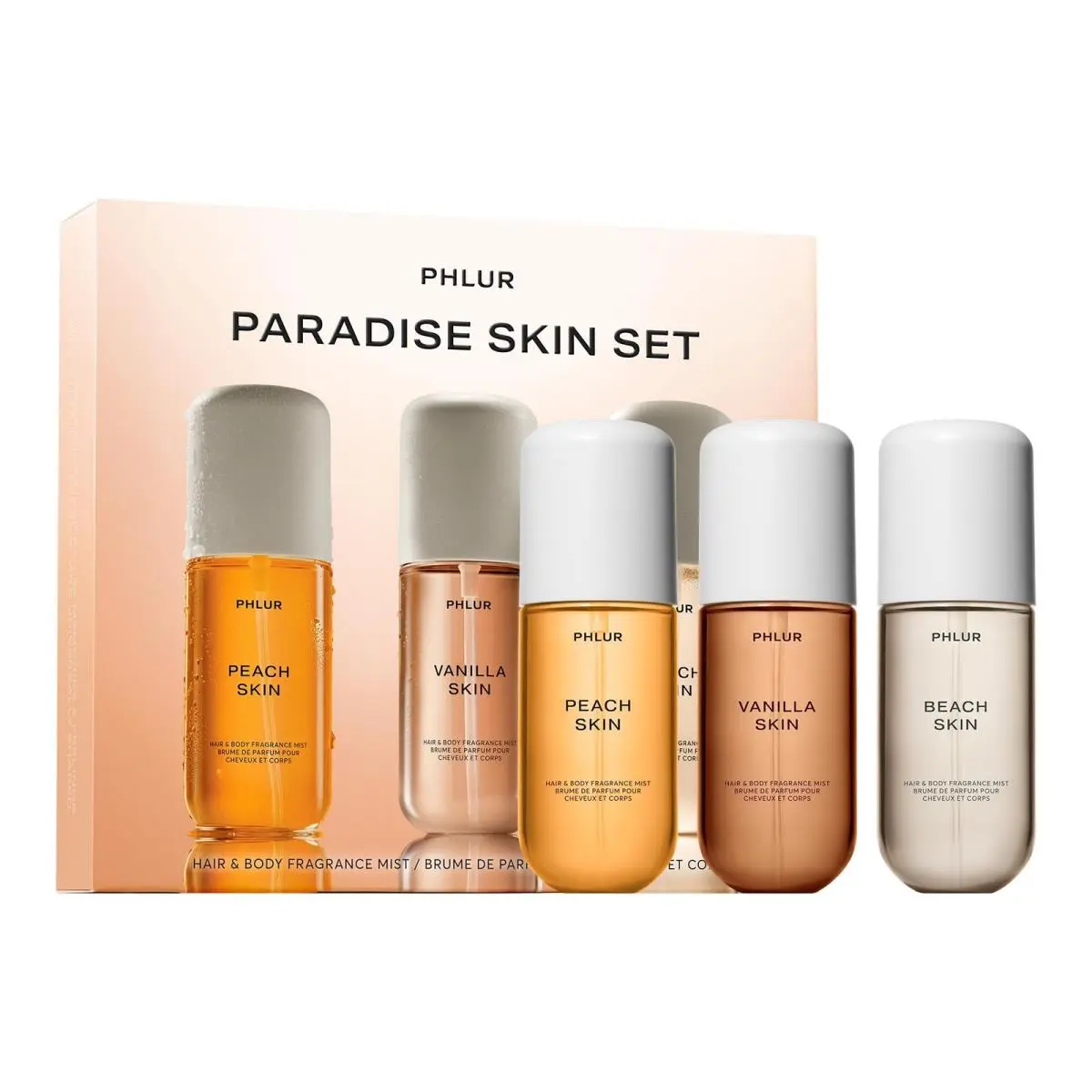Body Mist Fragrance Set 3 x fl oz Travel Size Gift Phlur Paradise Skin Hair Trio