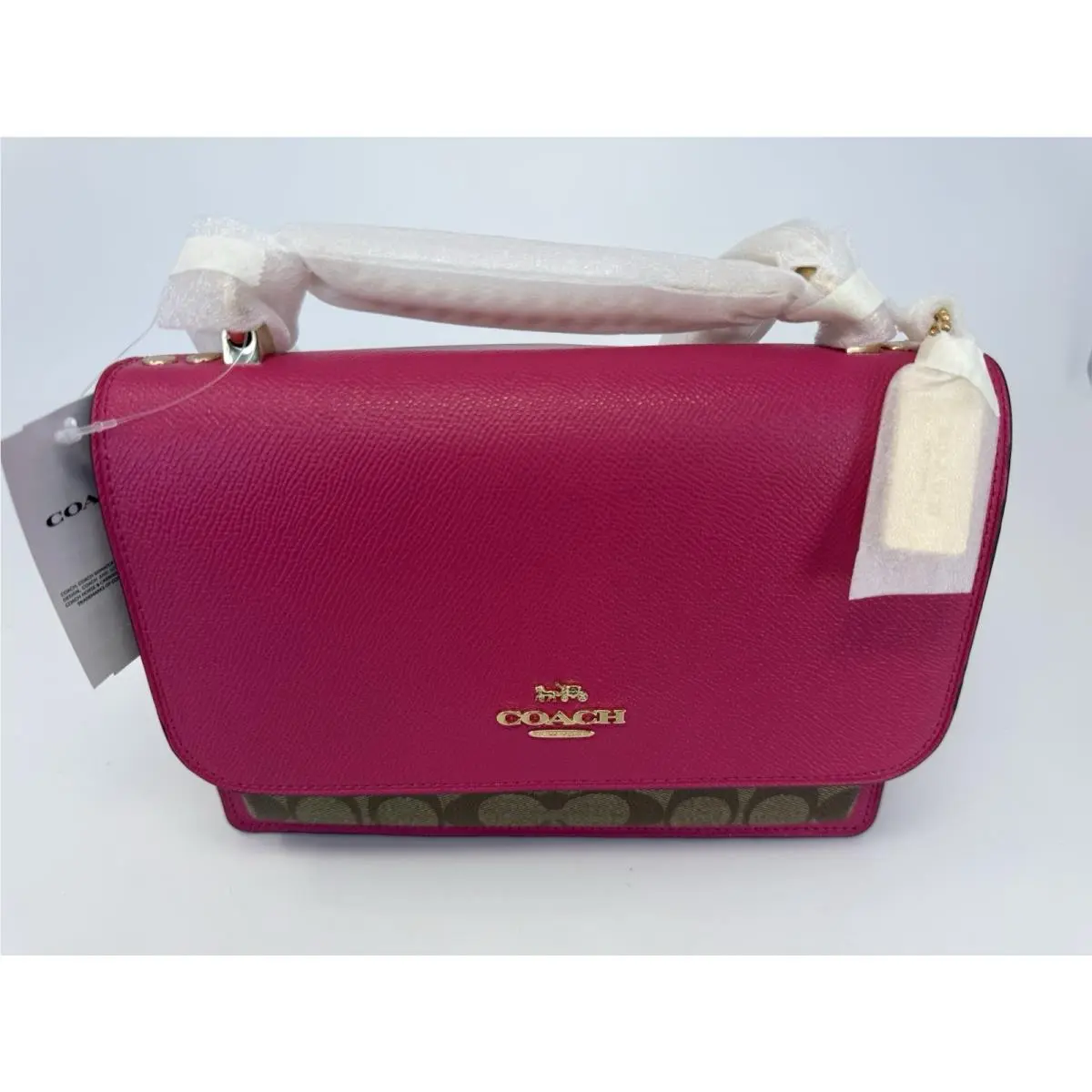Coach Klare Crossbody In Im/khaki/bold Pink Multi