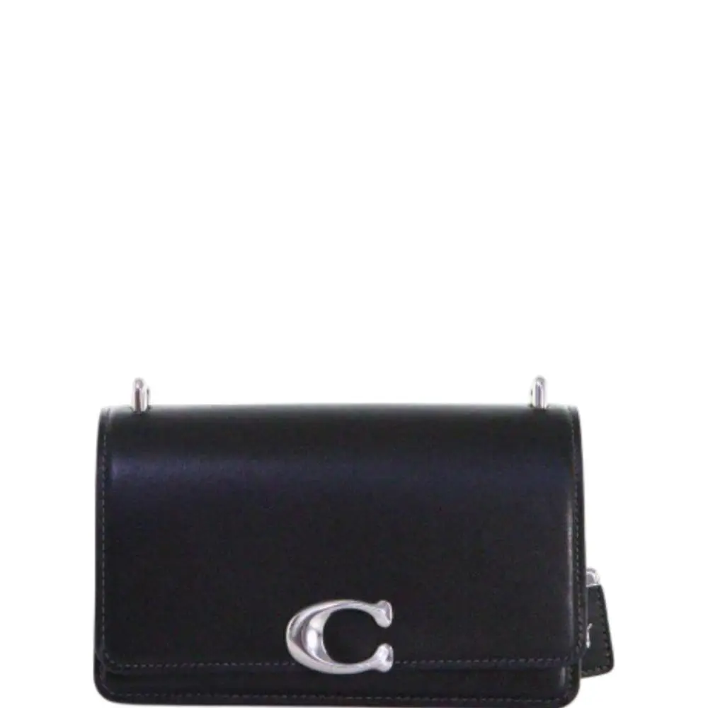 Coach Luxe Refined Calf Leather Bandit Crossbody - Black