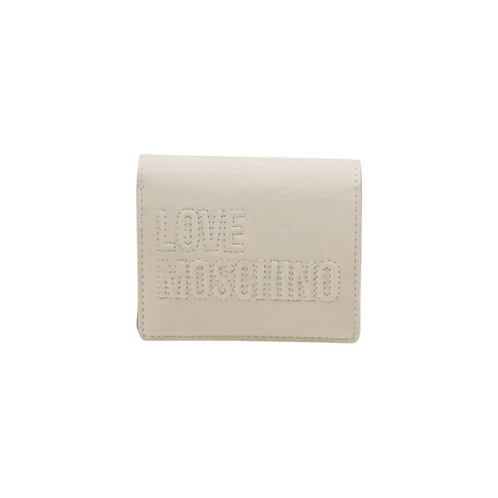 Love Moschino Beige Polyethylene Wallet - LOMO-18793200127