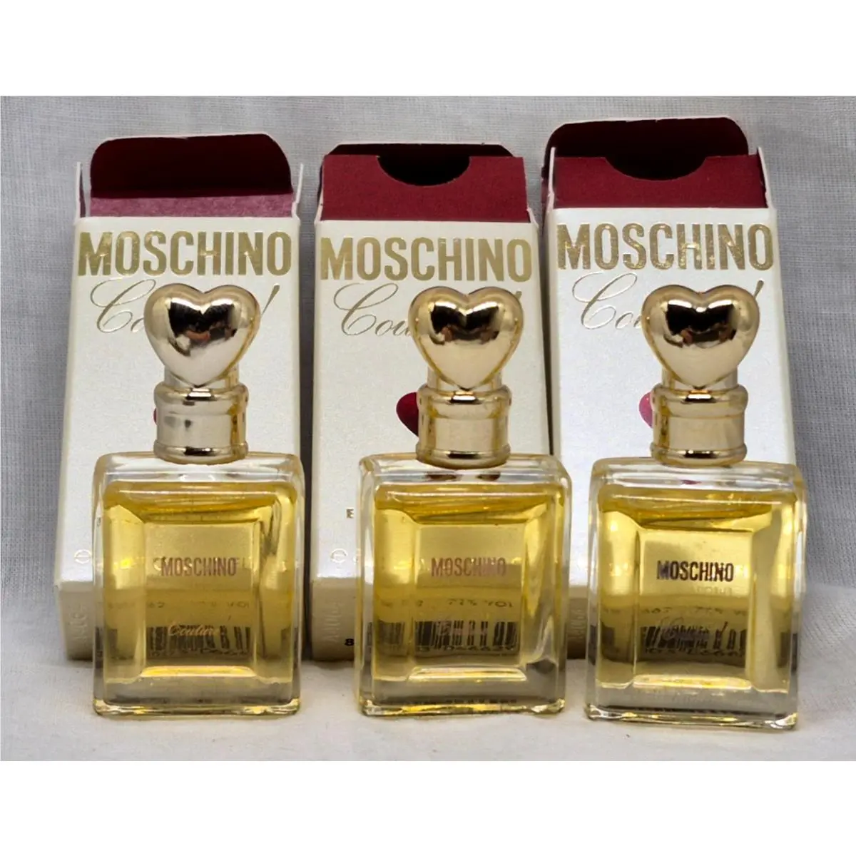 Moschino Couture Eau de Parfum 4 ml Lot of 3 Samples Made in Italy