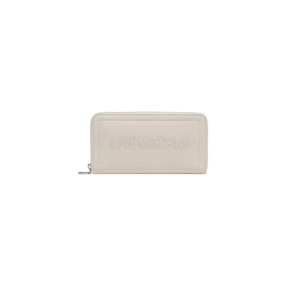 Love Moschino Beige Polyethylene Wallet - LOMO-18793100127