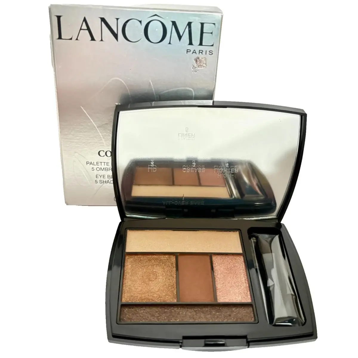 Lancome Color Design 5 Eye Shadow Liner Palette 102 Kissed By Gold
