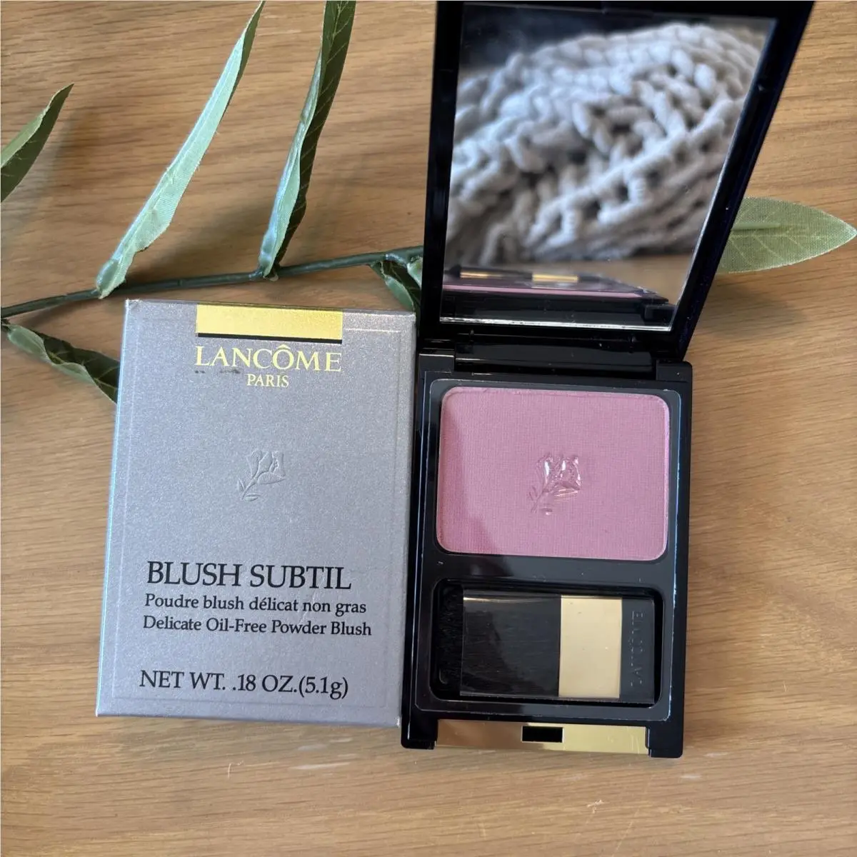 Lancome Blush Subtil Rose Ivoire - Full Size with Brush