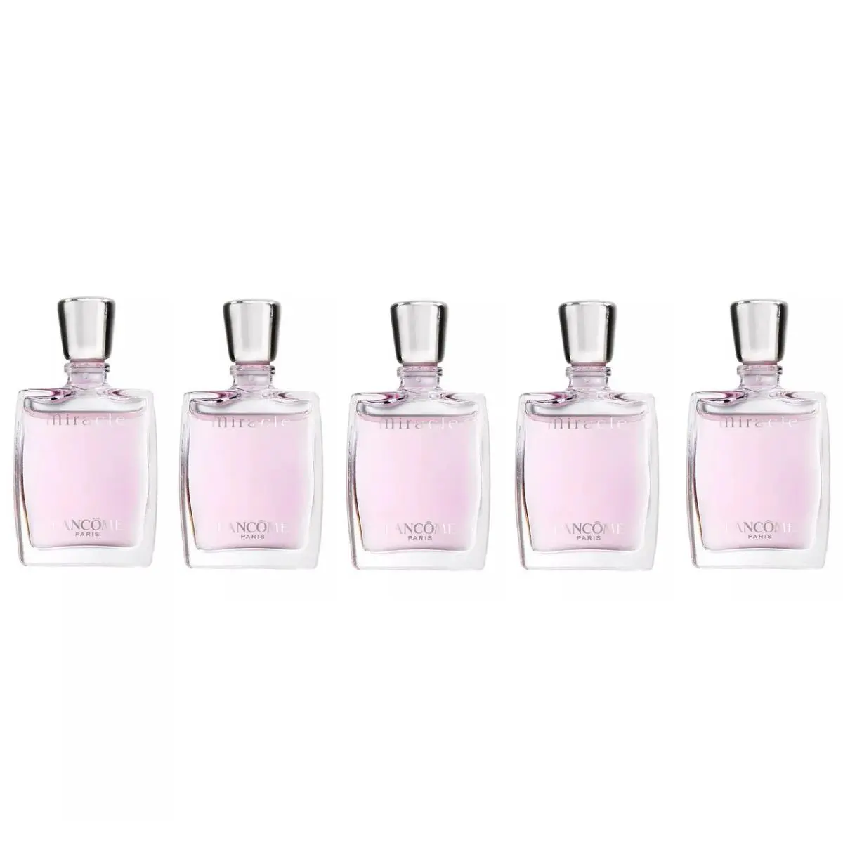 Lancome Miracle 5 Pcs Mini Set For Women: Miracle 5 X 0.16 OZ Eau DE Parfum Spla
