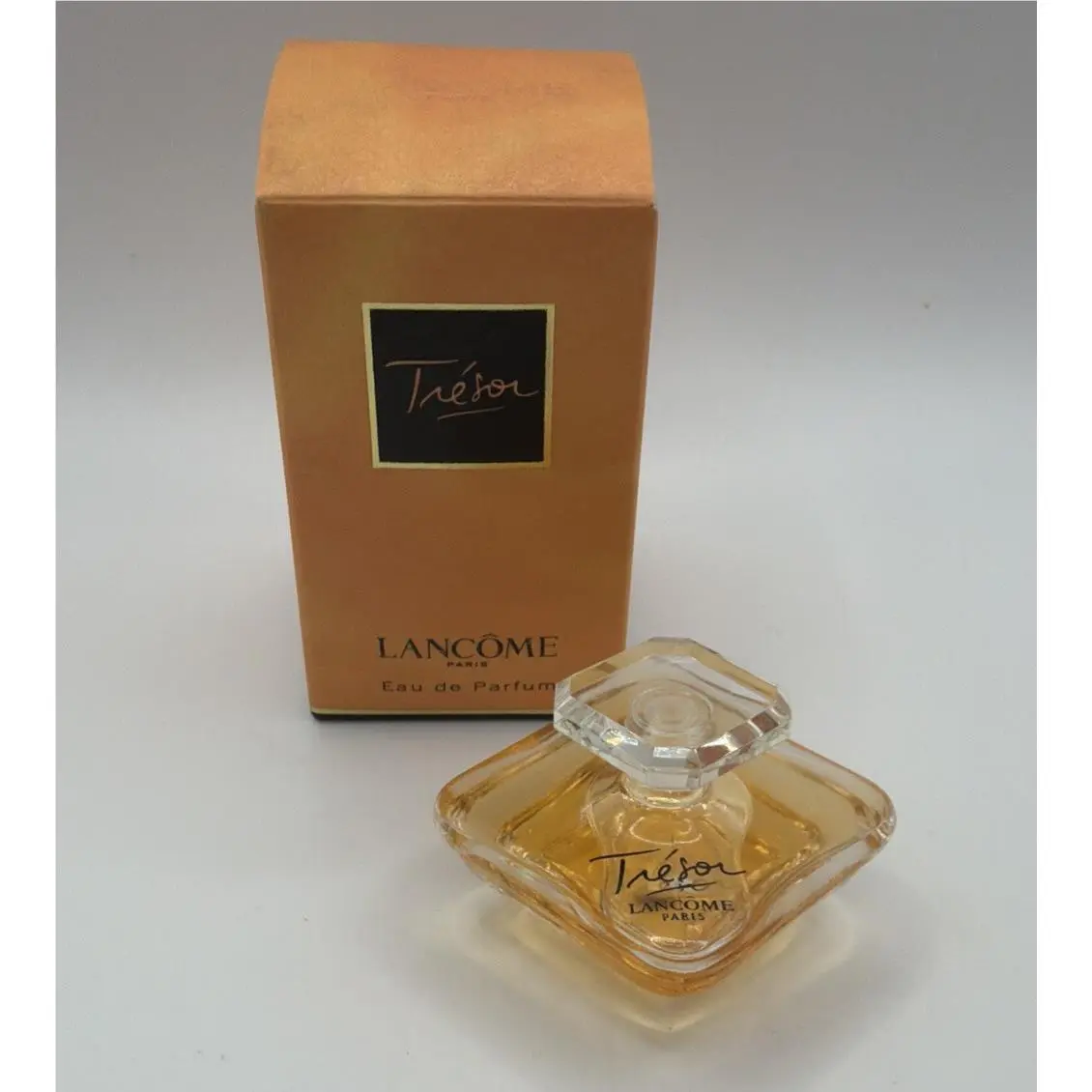 Lancome Tresor Eau De Parfum 0.25oz / 7.5ml Splash Mini Rare