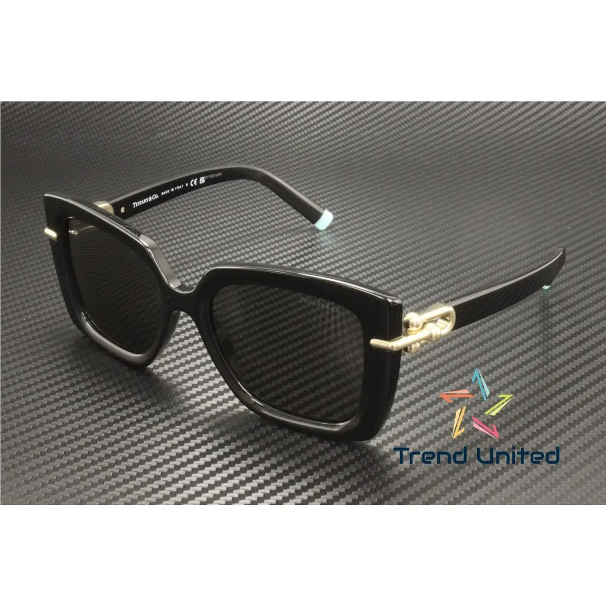 Tiffany TF4199 8001S4 Black Dark Grey 53 mm Women`s Sunglasses by Tiffany & Co.