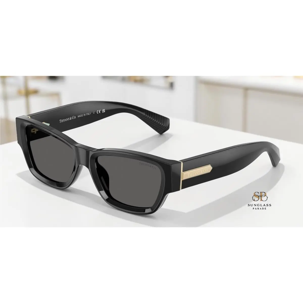 Tiffany TF4265U 8001S4 Black Dark Grey 54 mm Women`s Sunglasses by Tiffany & Co.