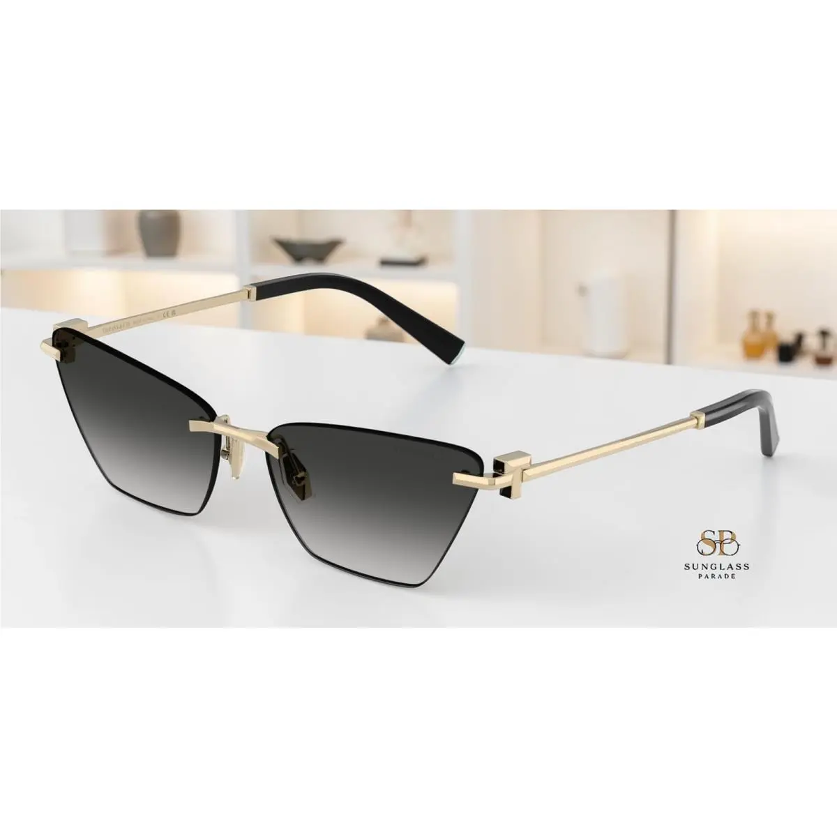 Tiffany TF3120 62413C Pale Gold Grey Gradient 61 mm Women`s Sunglasses