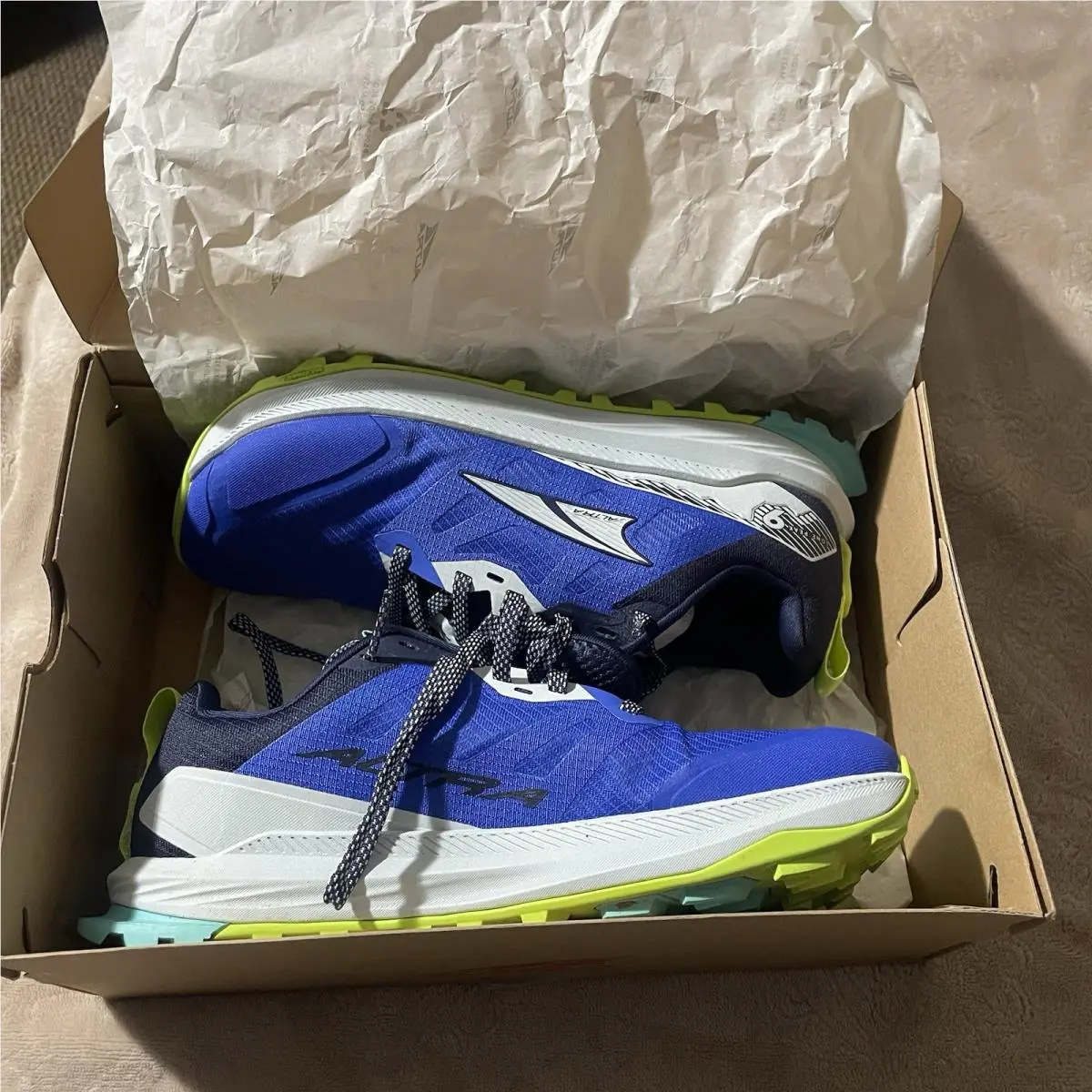Altra shoes - Altra Lone Peak 9 Waterproof Low - AL0A85PH431 - Blue 8