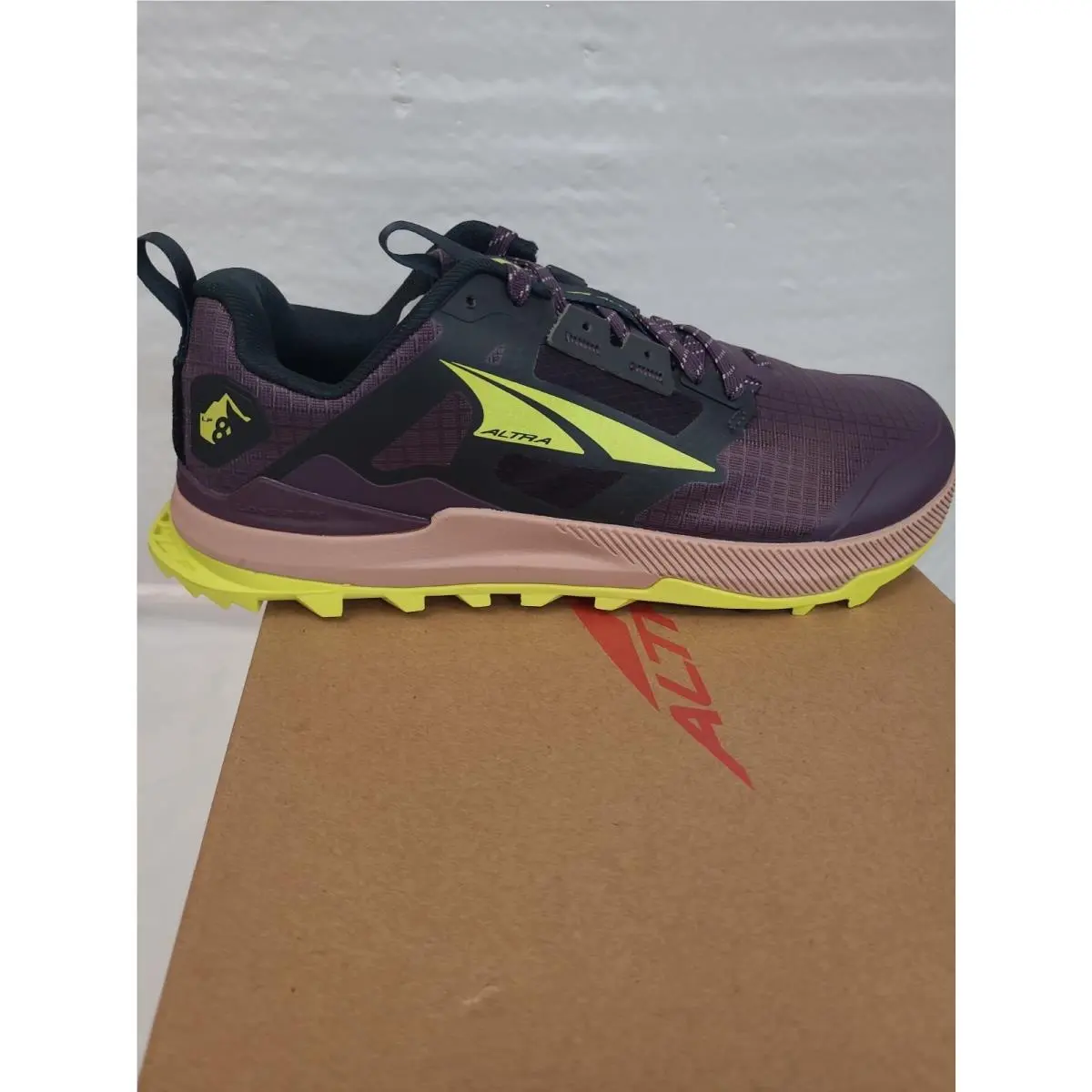 Altra Lone Peak 8 Trail Running Shoes Dark Purple Size 8