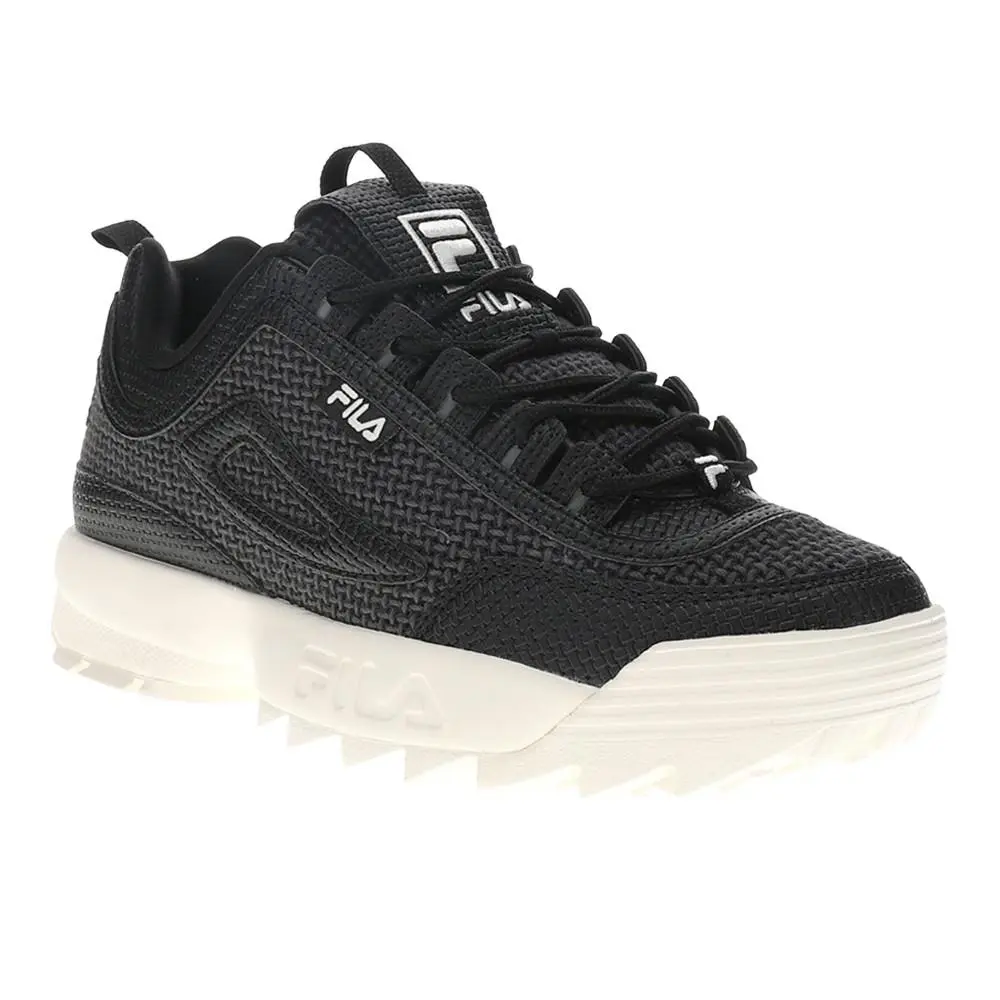 Fila shoes - Fila Disruptor 2 Woven Lace Up - 5XM02397-040 - Black 5
