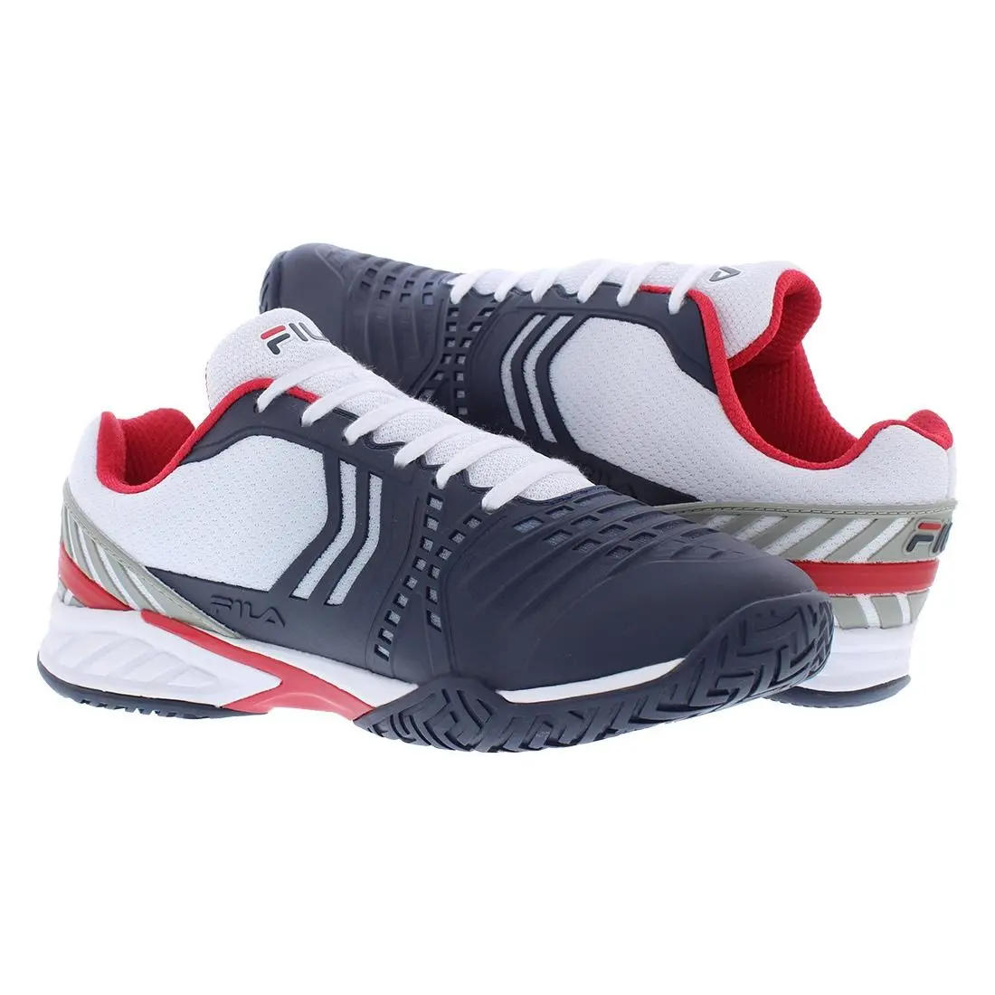 Fila shoes - White/Navy/Red, Main: White 4