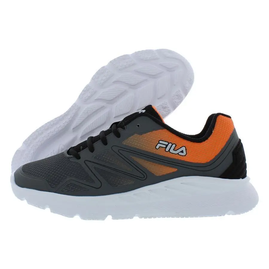 Fila shoes - Grey/Orange/White, Main: Grey 3