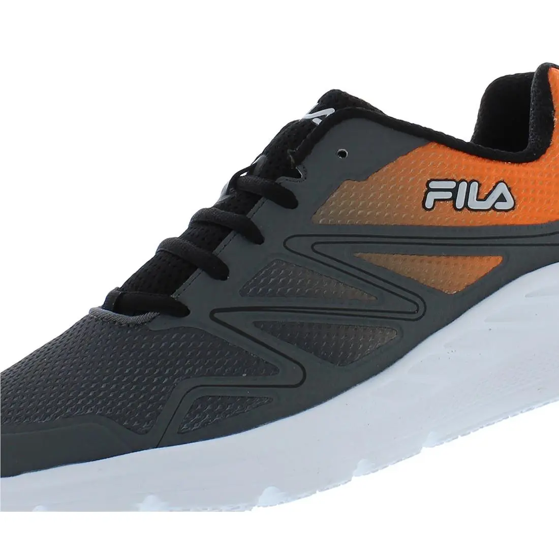 Fila shoes - Grey/Orange/White, Main: Grey 1
