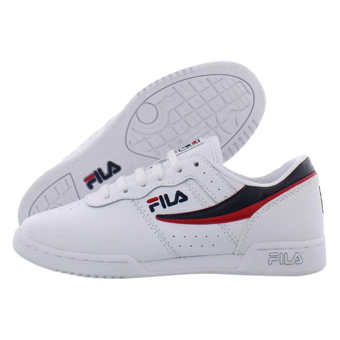 Fila shoes - 5VF80165150 - 5VF80165150 - White/Navy/Red, Main: White 0