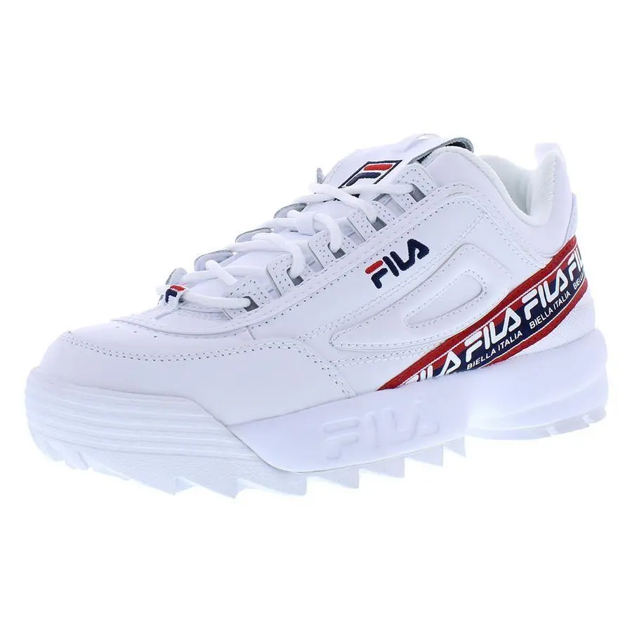 Fila shoes - White/Navy/Red, Main: White 3