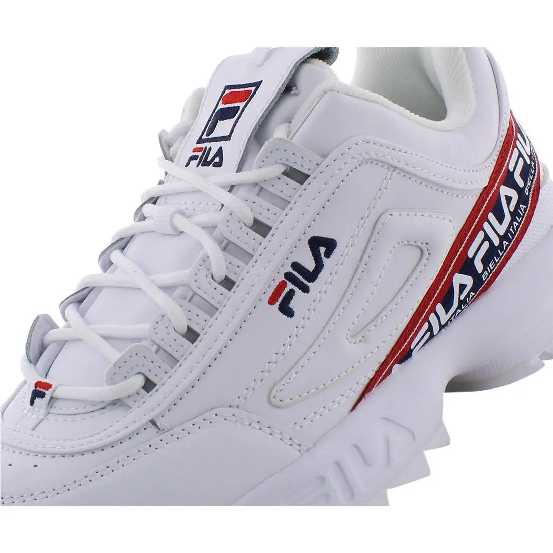 Fila shoes - White/Navy/Red, Main: White 1