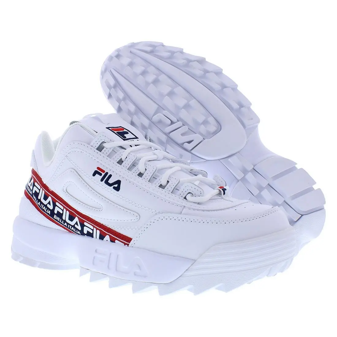 Fila shoes - White/Navy/Red, Main: White 4