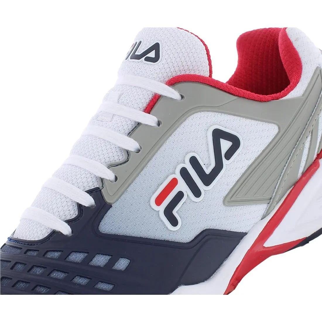 Fila shoes - White/Navy/Red, Main: White 4