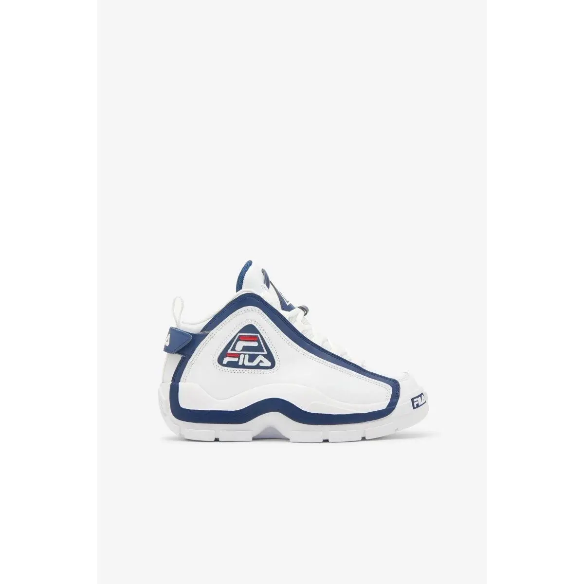Fila Unisex Kids` Grant Hill 2 Basketball Shoes White/navy/red - 3BM00637-125 W