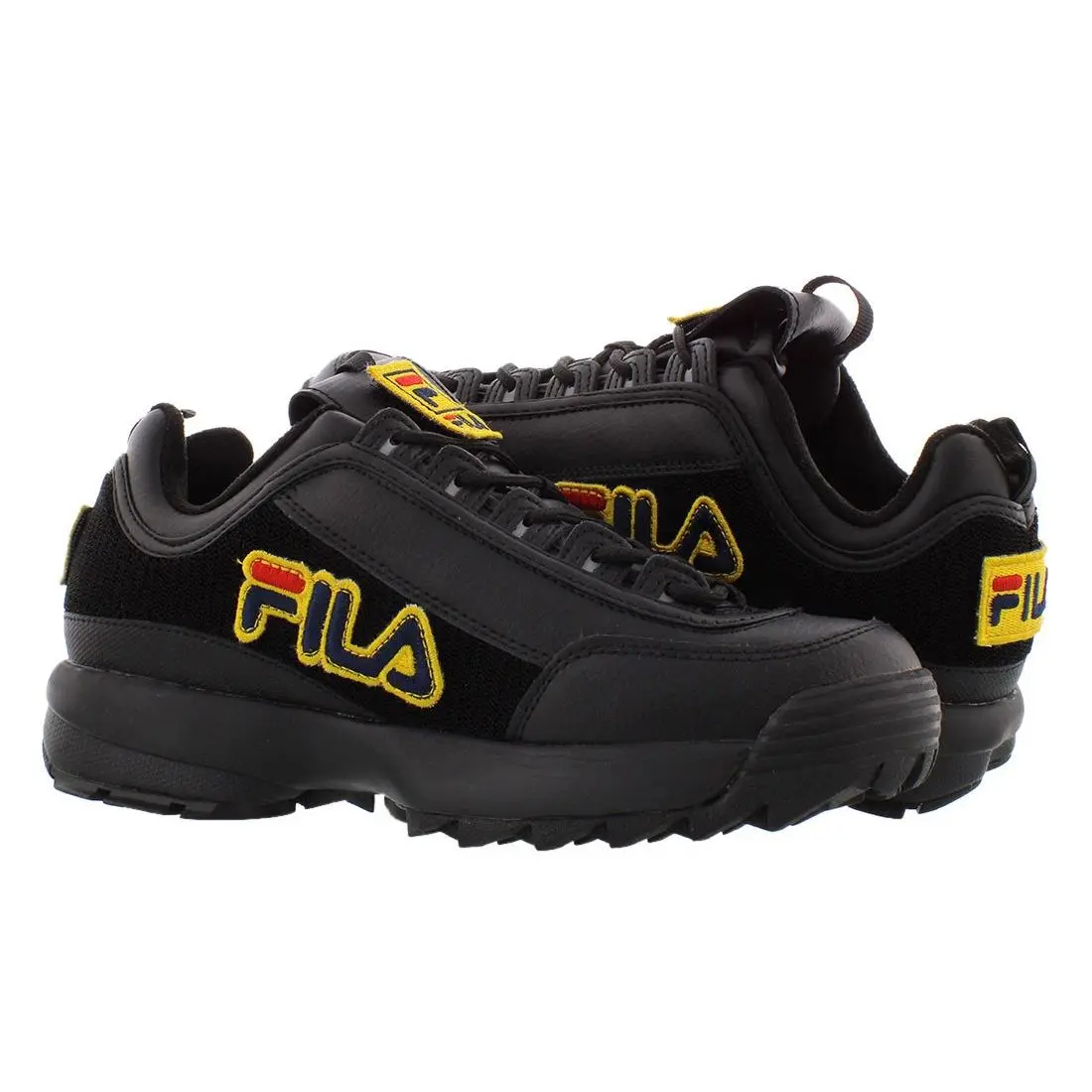 Fila shoes - Black/Yellow, Main: Black 5