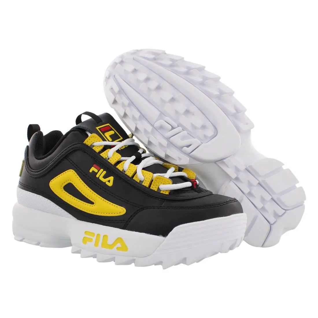 Fila shoes - 3FM00702016 - 3FM00702016 - Black/White/Yellow, Main: Black 4