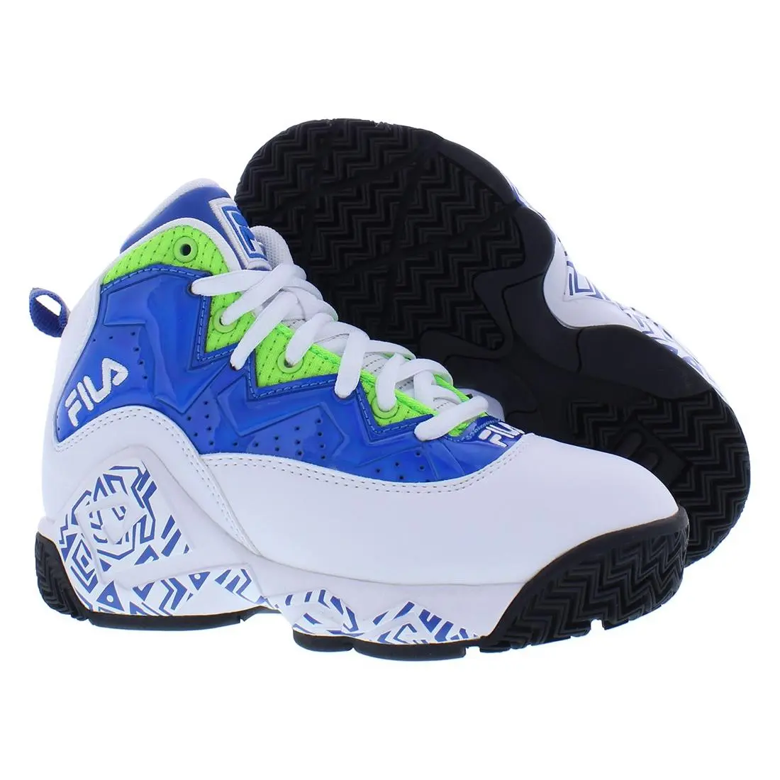 Fila shoes - 3BM01863143 - 3BM01863143 - White/Blue/Lime, Main: White 4
