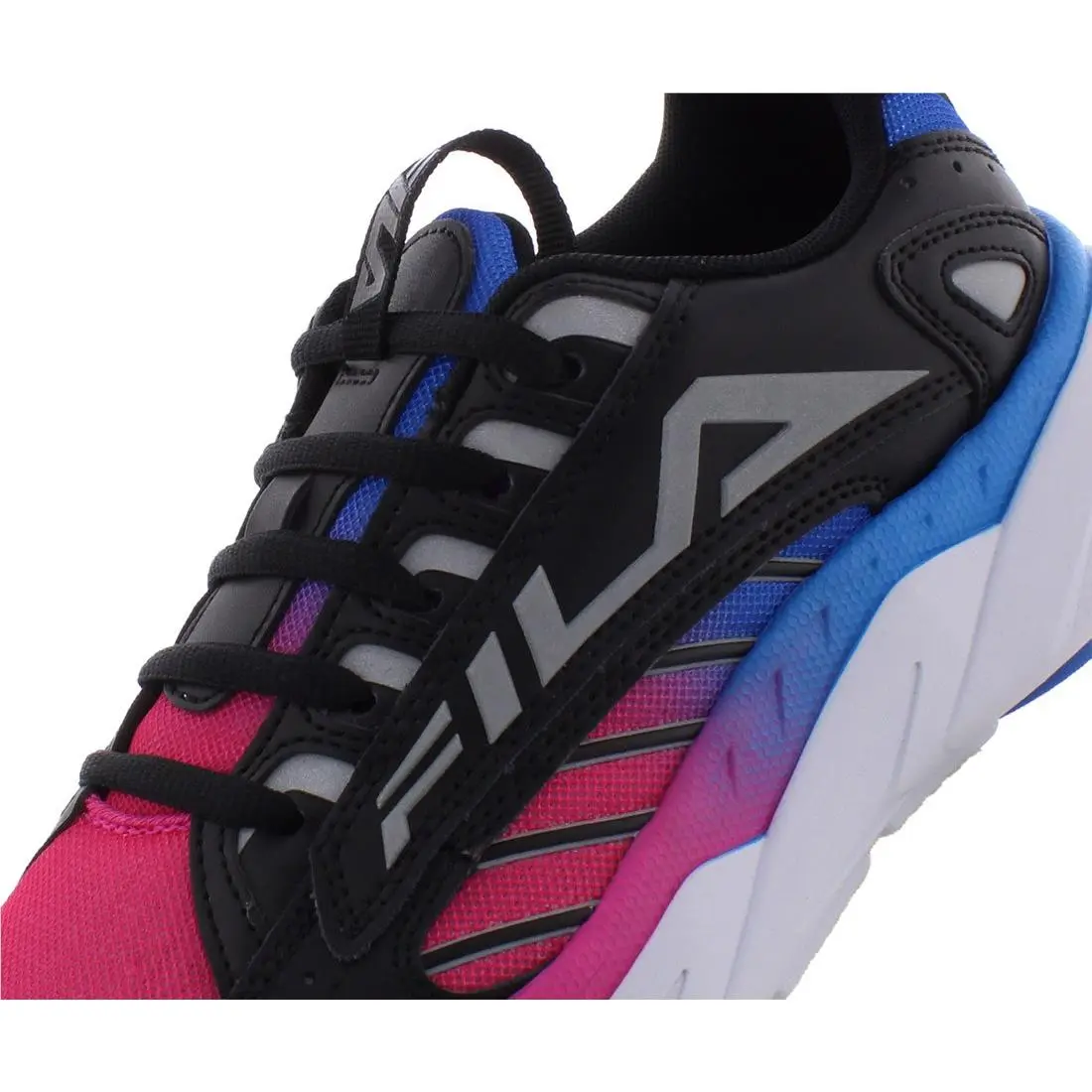 Fila shoes - Black/Pink/Blue, Main: Black 4