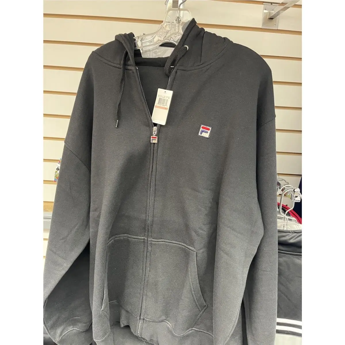 Fila Mens Black Long Sleeve Full-zip Two-piece Tracksuit Set Size 3XL