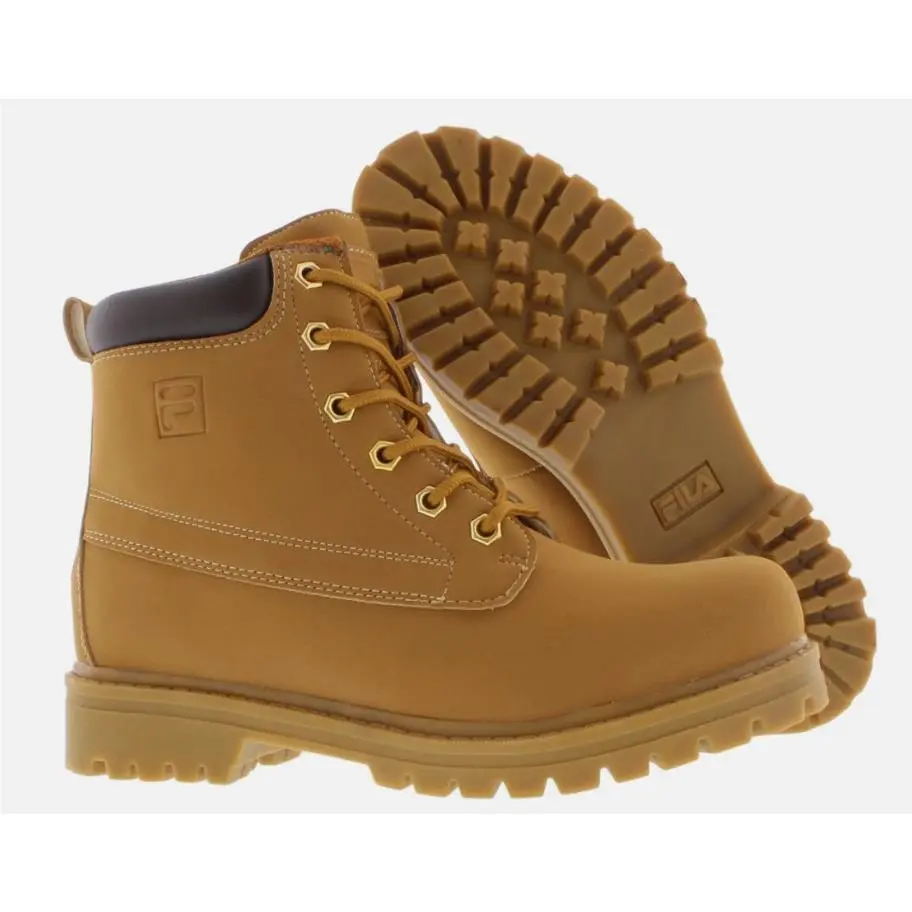 Fila Edgewater 12 Mens 10 Wheat Gum Work Boots Shoes 1SH40063-206