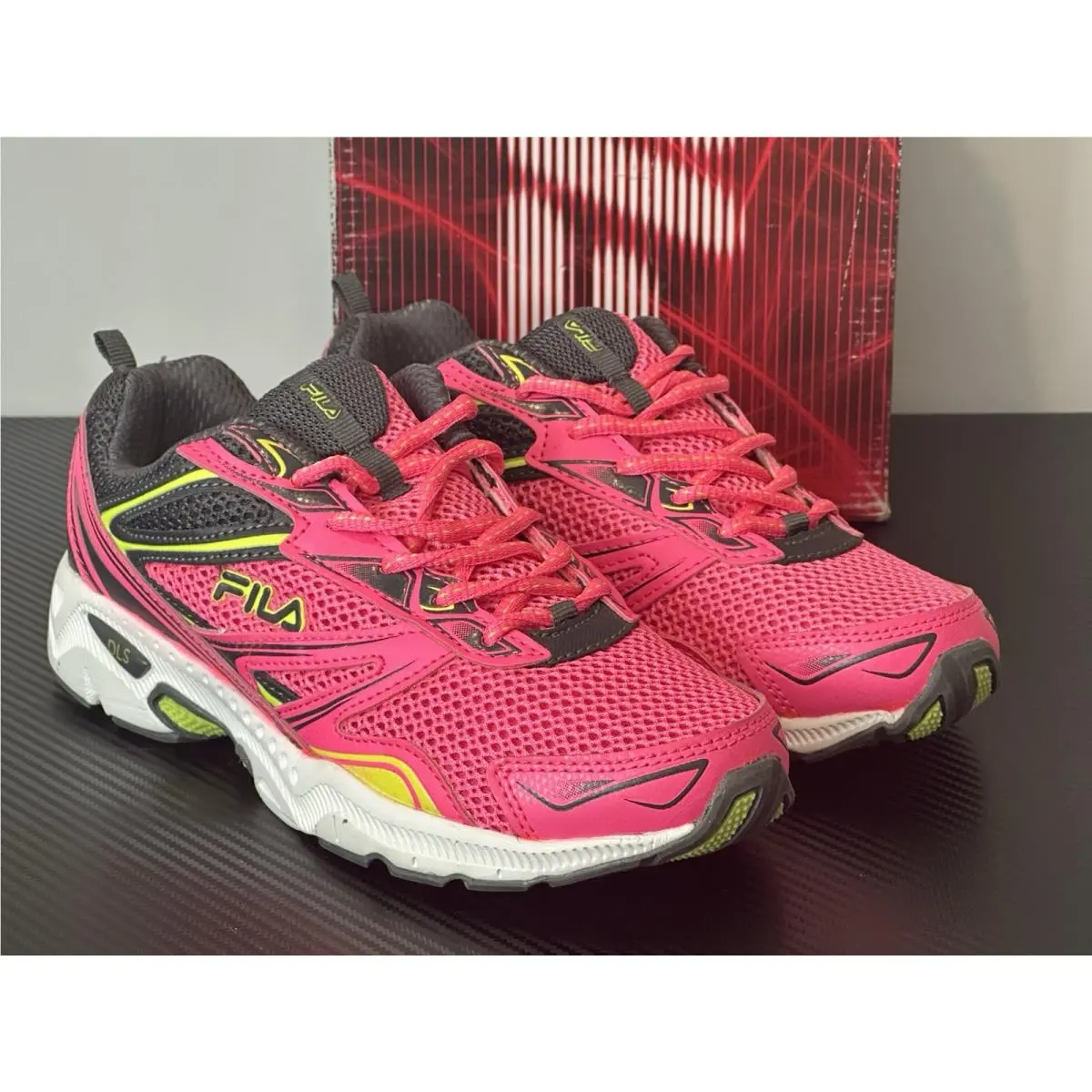 Fila shoes - Fila Royalty Big Kids Running Shoes - 3SR20976-673 - Multicolor 7