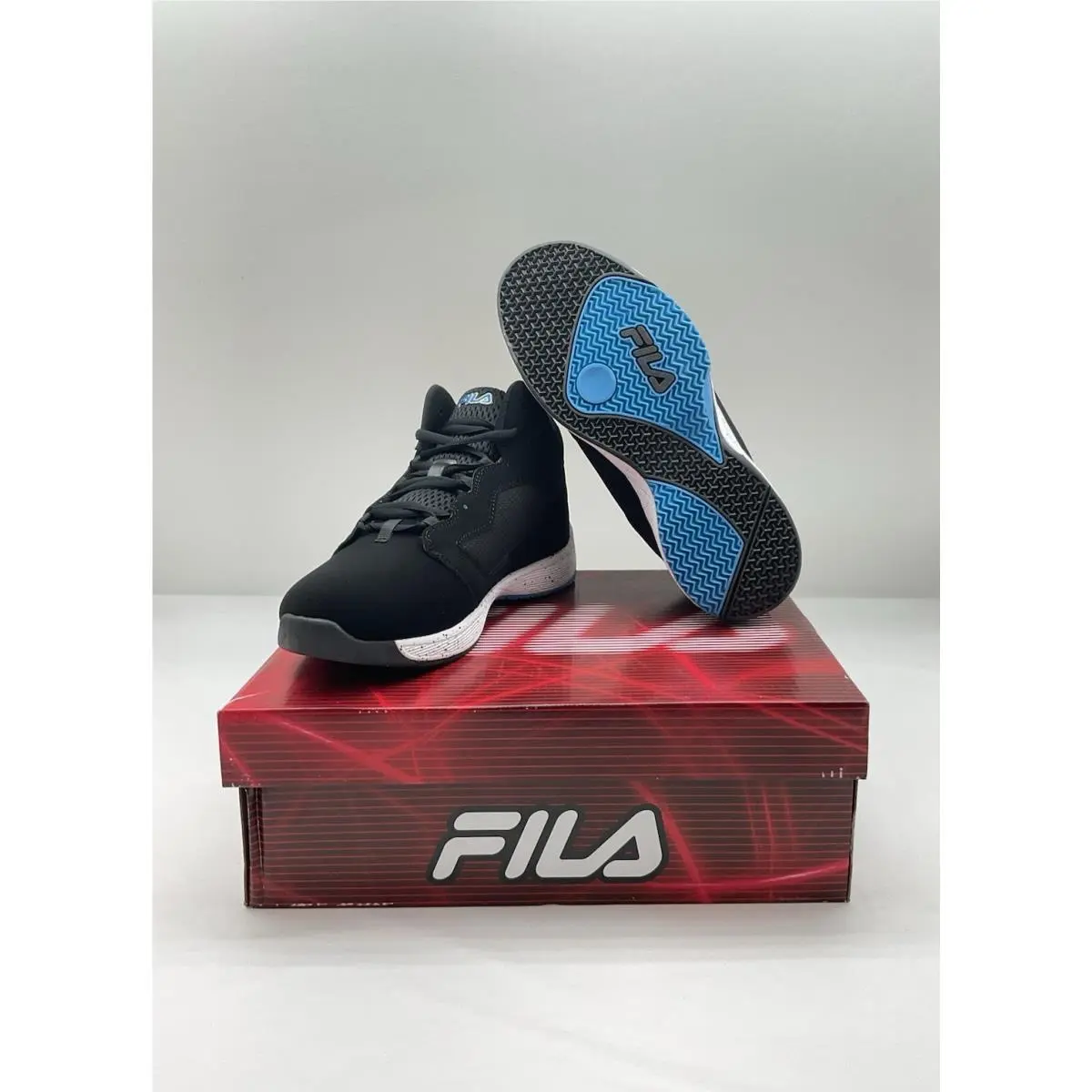 Fila shoes - Sweeper 21FW - Sweeper - 3BM01245-018 - Black, White, Blue (UPC: 691115457621) 0