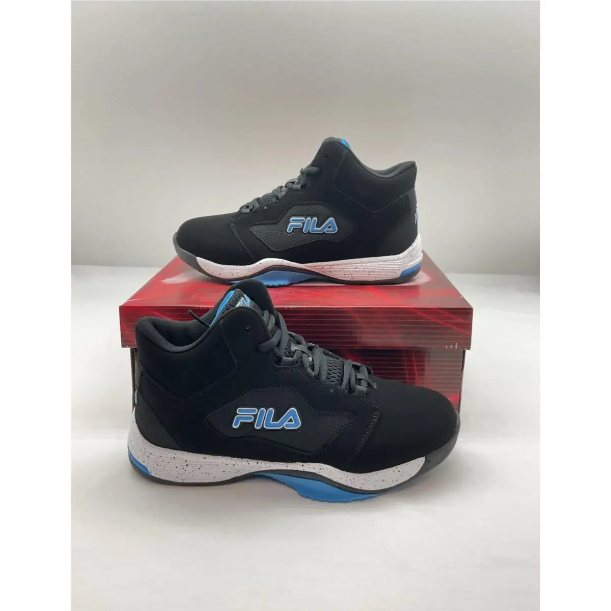 Fila shoes - Sweeper 21FW - Sweeper - 3BM01245-018 - Black, White, Blue (UPC: 691115457621) 4