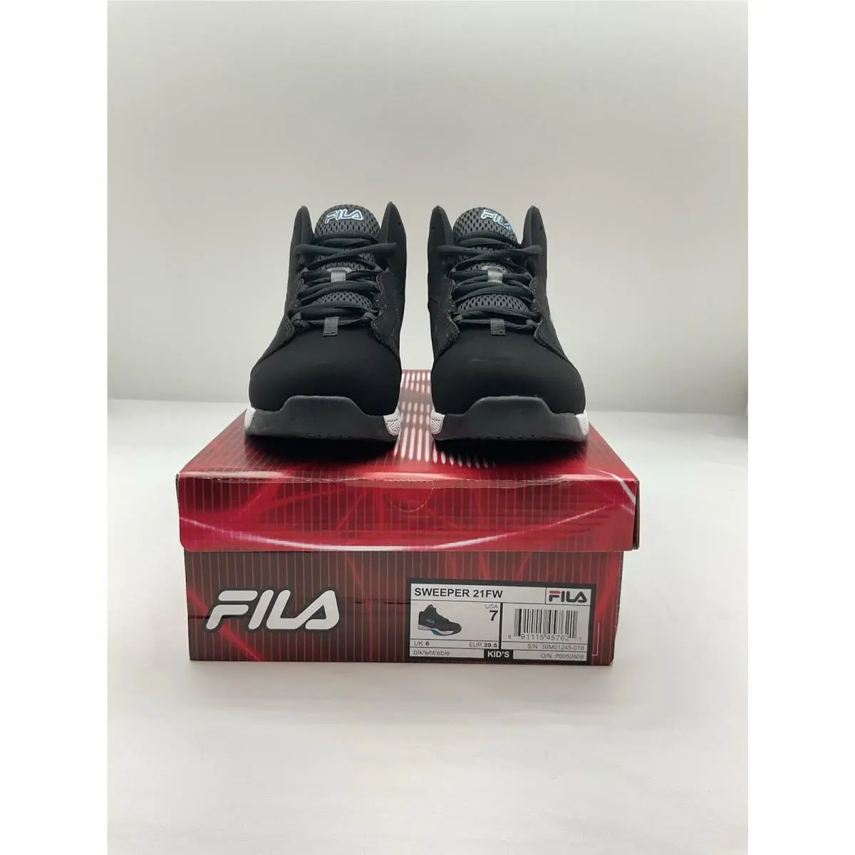 Fila shoes - Sweeper 21FW - Sweeper - 3BM01245-018 - Black, White, Blue (UPC: 691115457621) 5