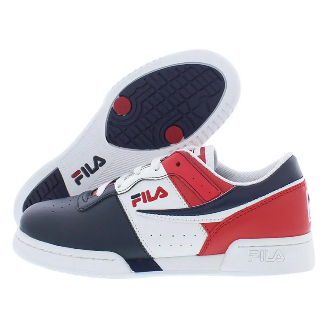 Fila Fitness Boys Shoes Size 4 Color: Navy/white/red