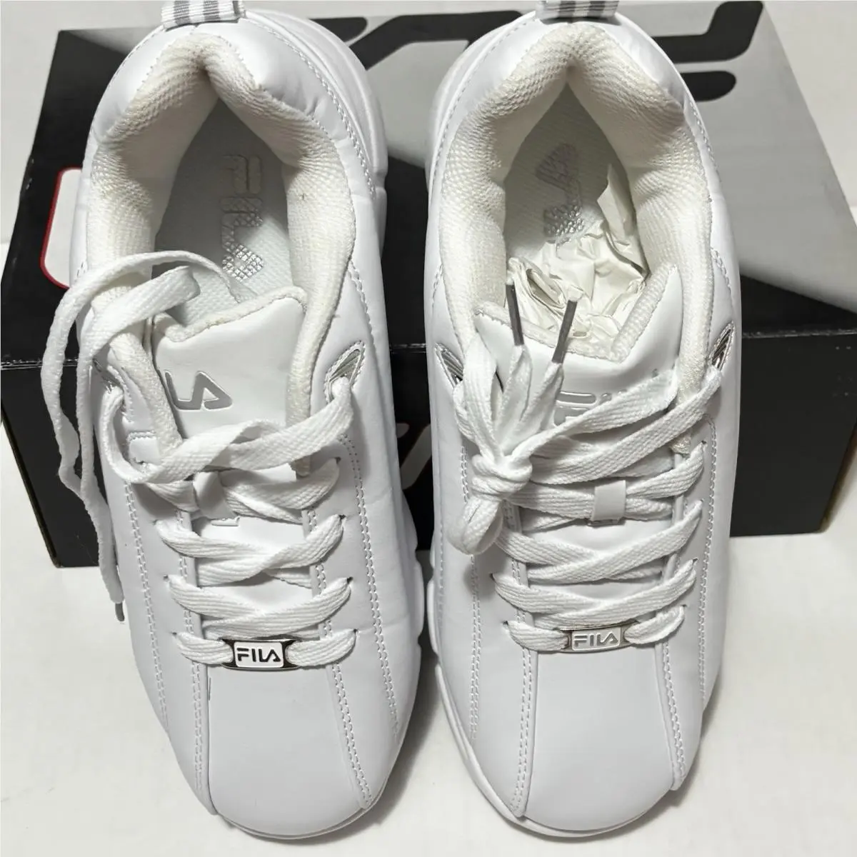 Fila shoes - Fila Leverage - Leverage - White/Silver/Peacoat, Main: White 3