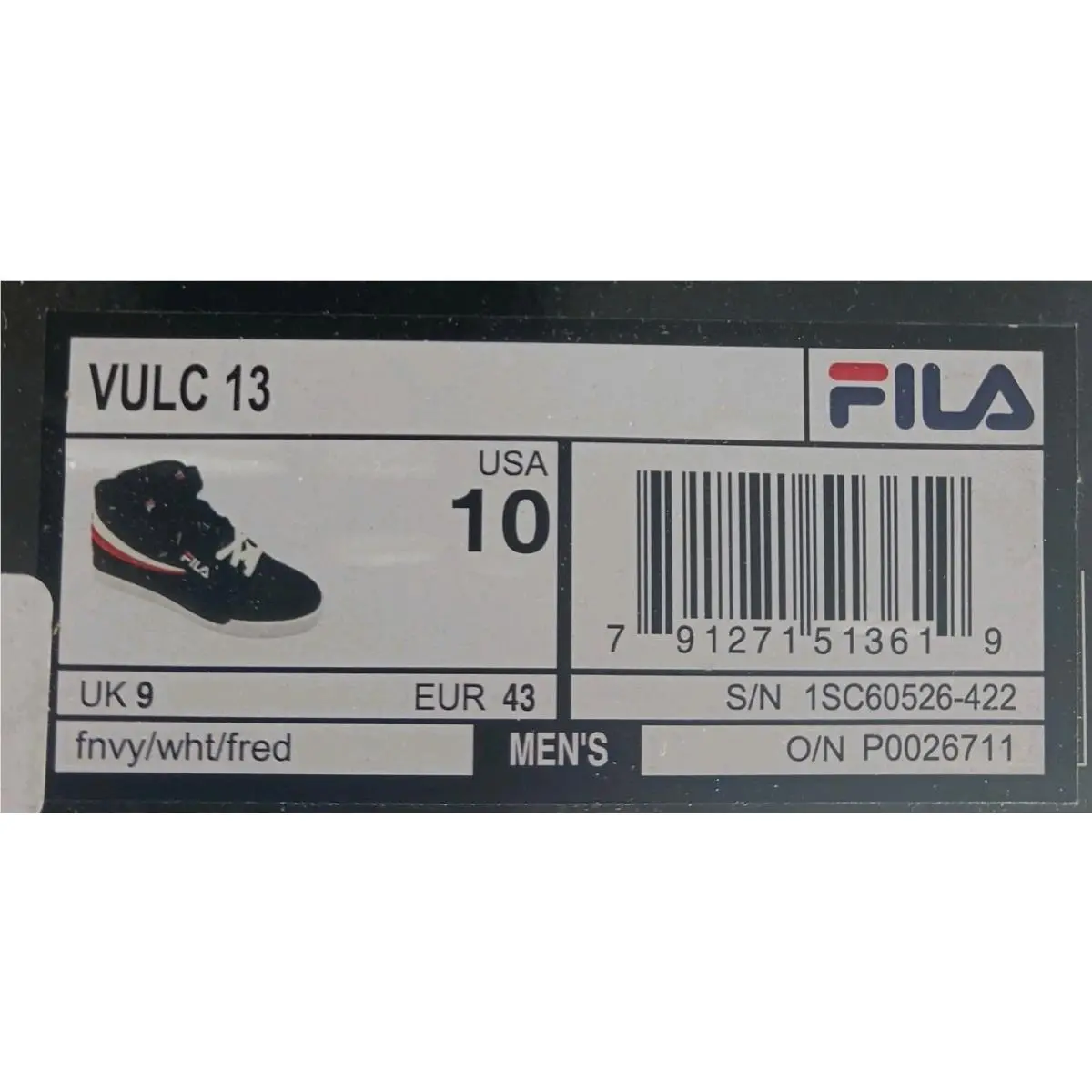 Fila shoes - Fila Vulc 13 - Vulc - 1SC60526-422 - Blue (UPC: 791271513619) 9