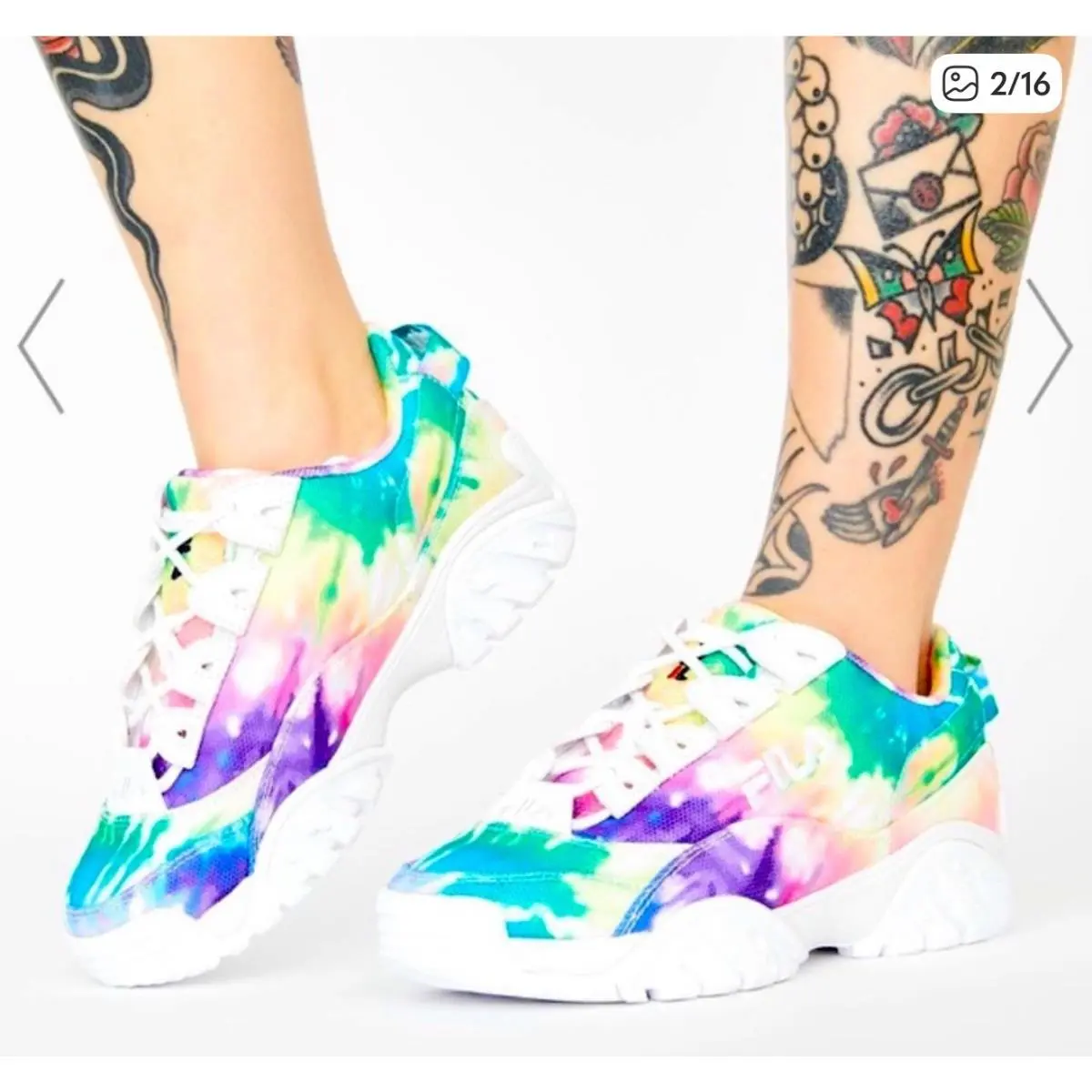 Fila shoes - Fila Memory Skyway 2.0 - Memory Skyway - Blue, black, pink, tie dye 2
