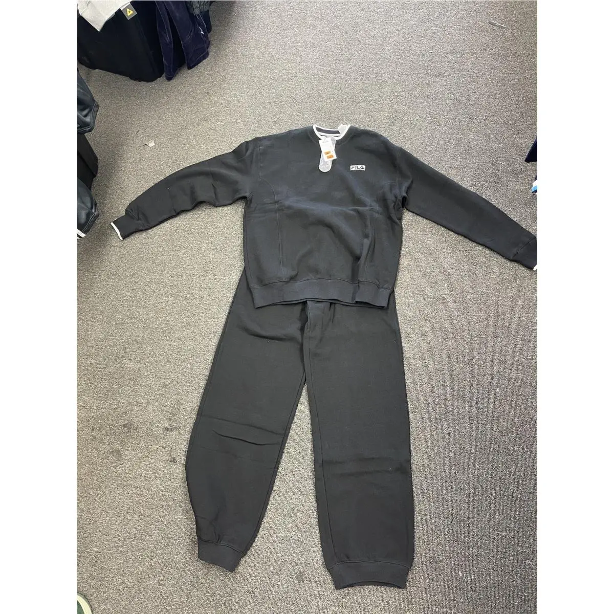 Fila Mens Two-piece Tracksuit Set Size Small