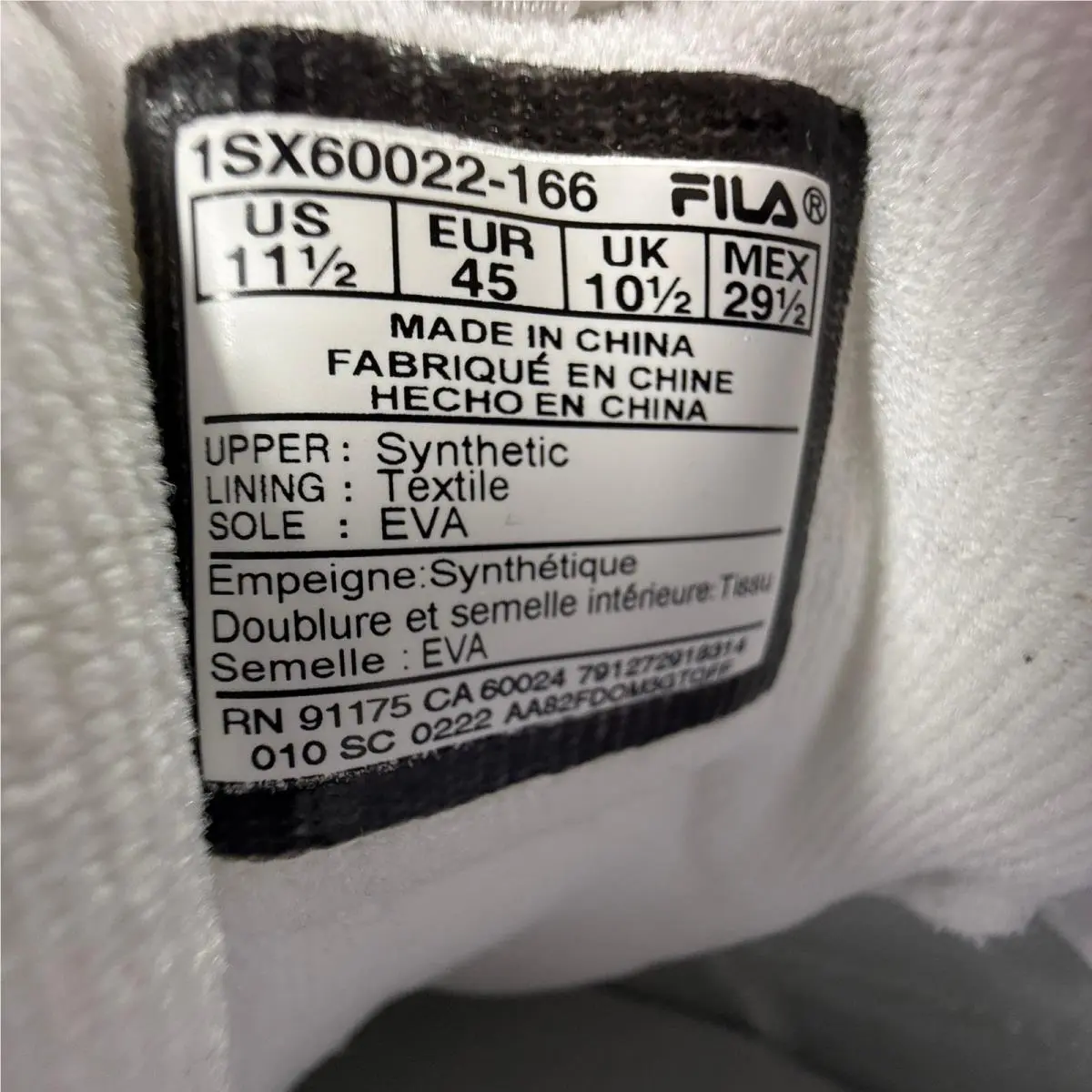 Fila shoes - Disruptor SE - Disruptor - 1SX60022-166 - White (UPC: 791272918314) 8