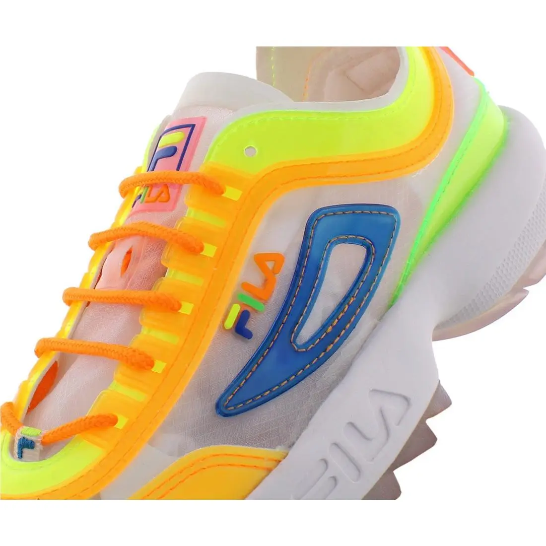 Fila shoes - White/Knockout Pink/Prince Blue, Main: White (UPC: 723567847047) 0